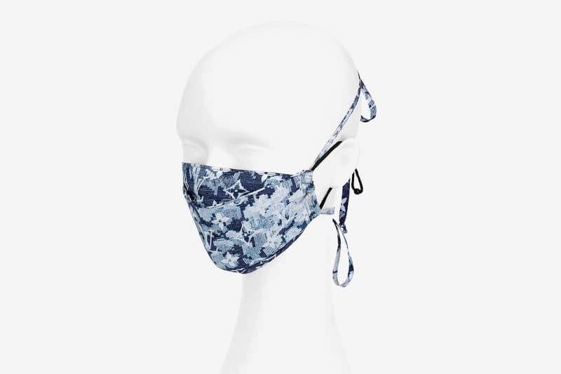 LOUIS VUITTON LV Initials Knit Face Mask Black 845309