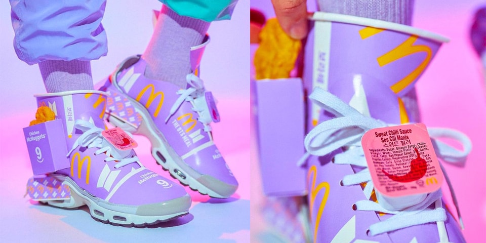BTS x McDonald's Custom McNugget Sneakers HYPEBAE