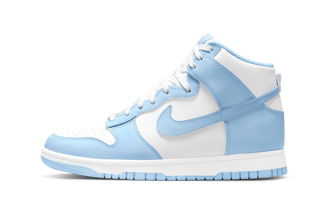 high dunk light blue