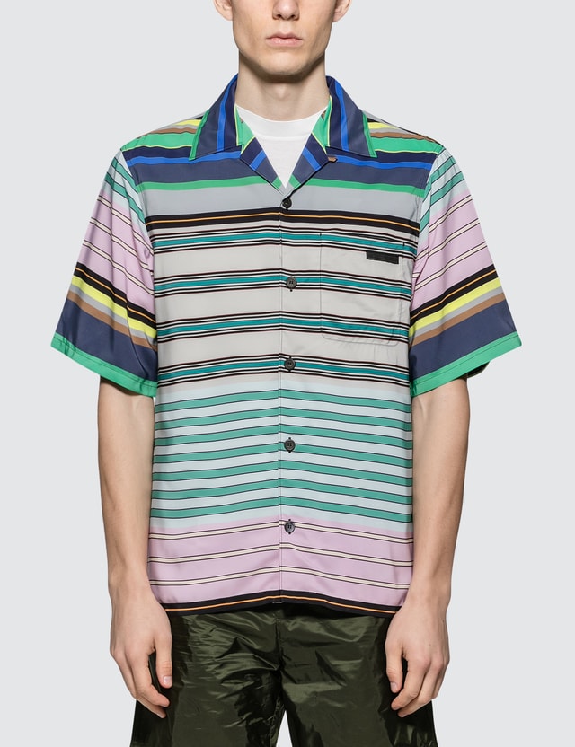 Prada - Stripe Bowling Shirt | HBX