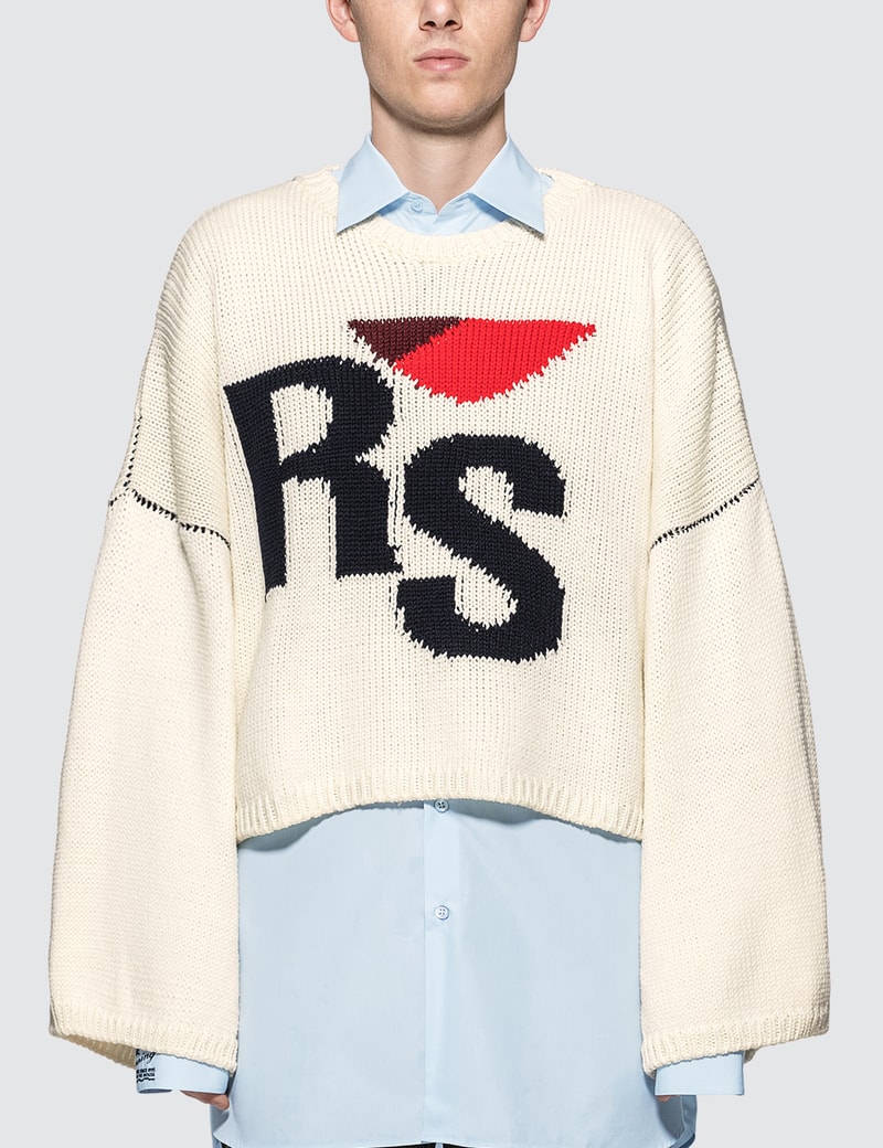 Raf Simons - Cropped RS Sweater | HBX