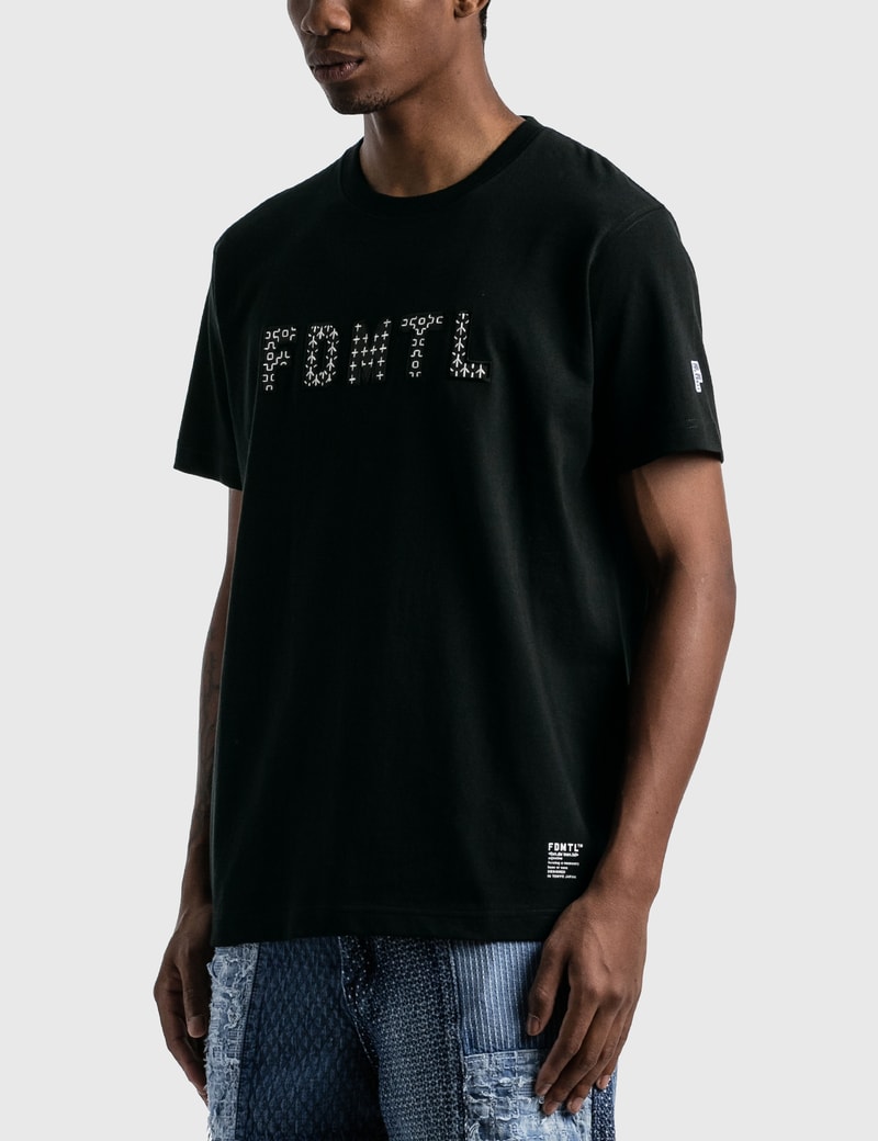 FDMTL - Sashiko Logo T-shirt | HBX