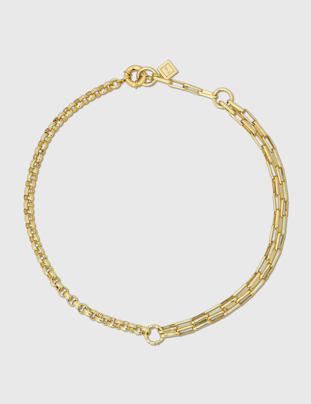 F+H - Slash Double Chain Necklace | HBX