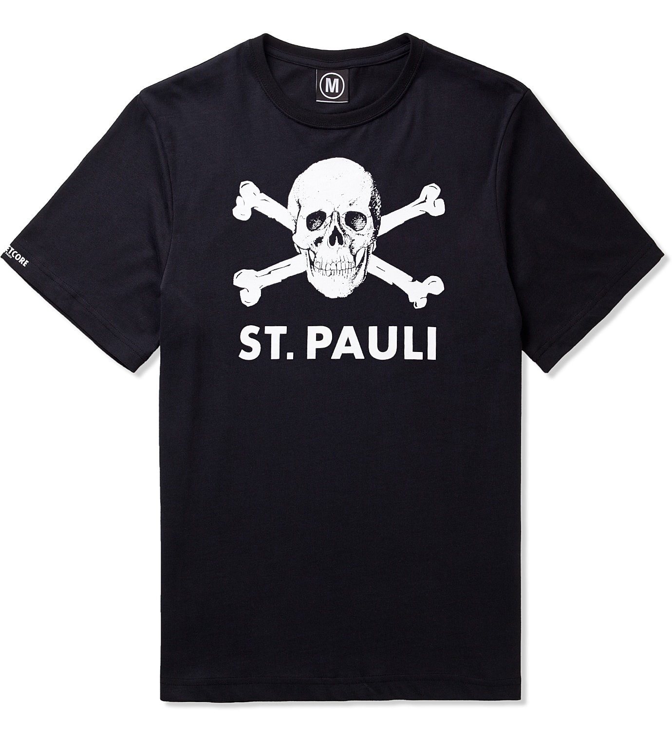 St. Pauli - Black Large Skull Logo T-Shirt | HBX