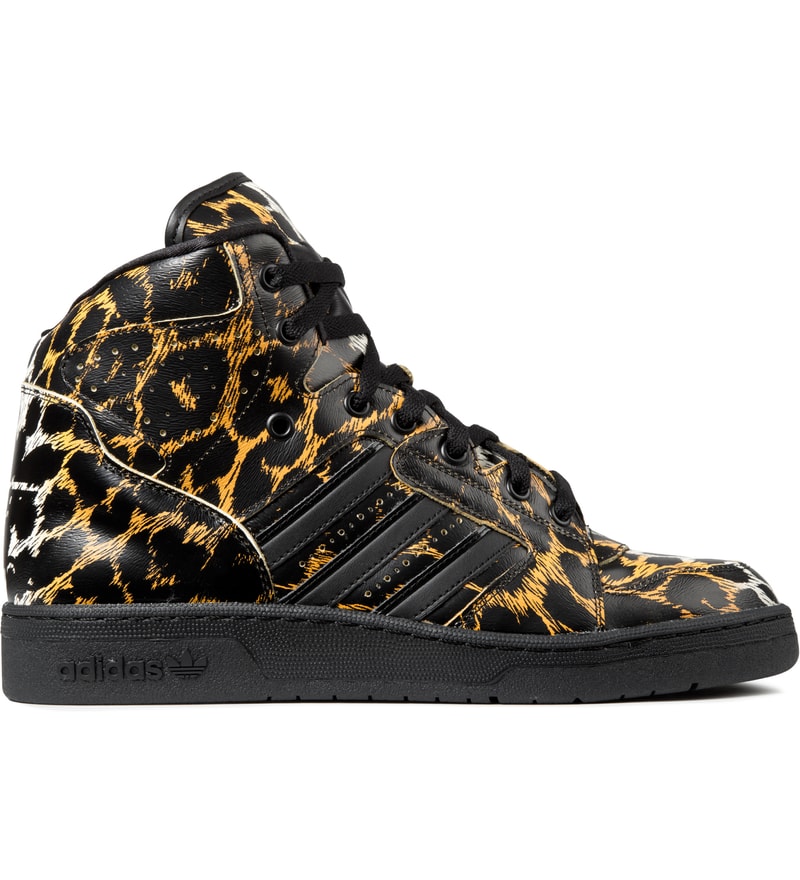 Adidas Originals - adidas Originals x Jeremy Scott Instinct Hi Leopard ...