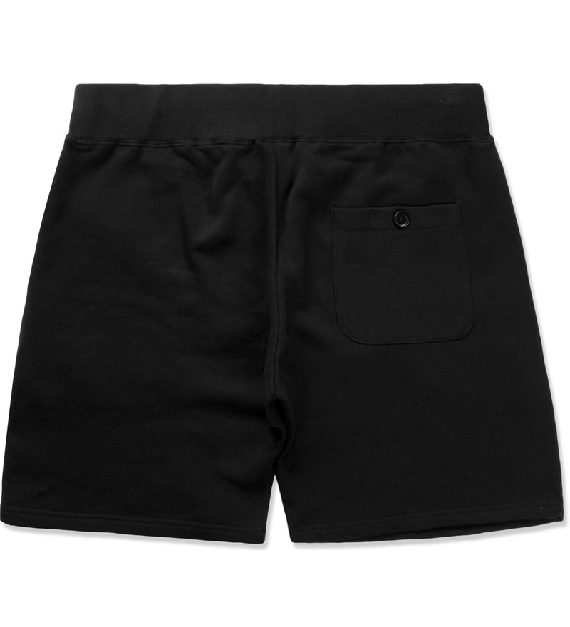 Stussy - Black 8 Ball Sweatshorts | HBX