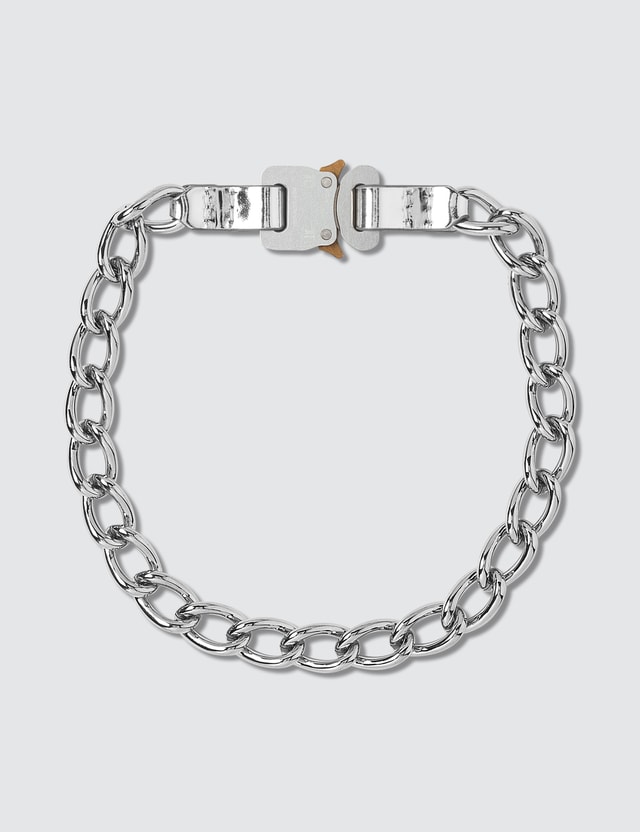 1017 ALYX 9SM - Chain Necklace with Leather Details | HBX