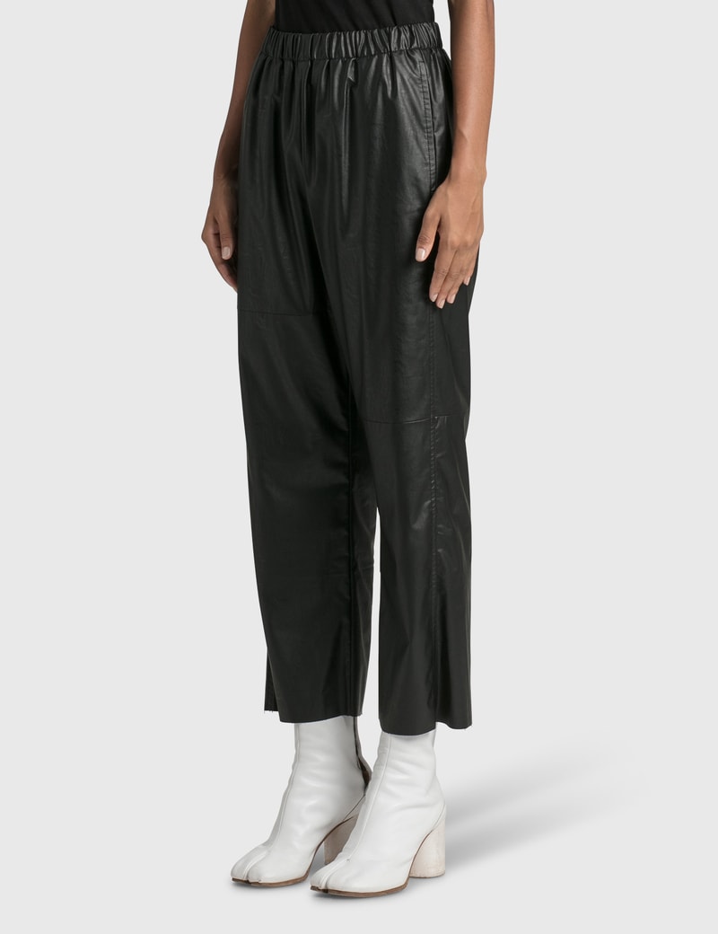 MM6 Maison Margiela - Faux Leather Pants | HBX