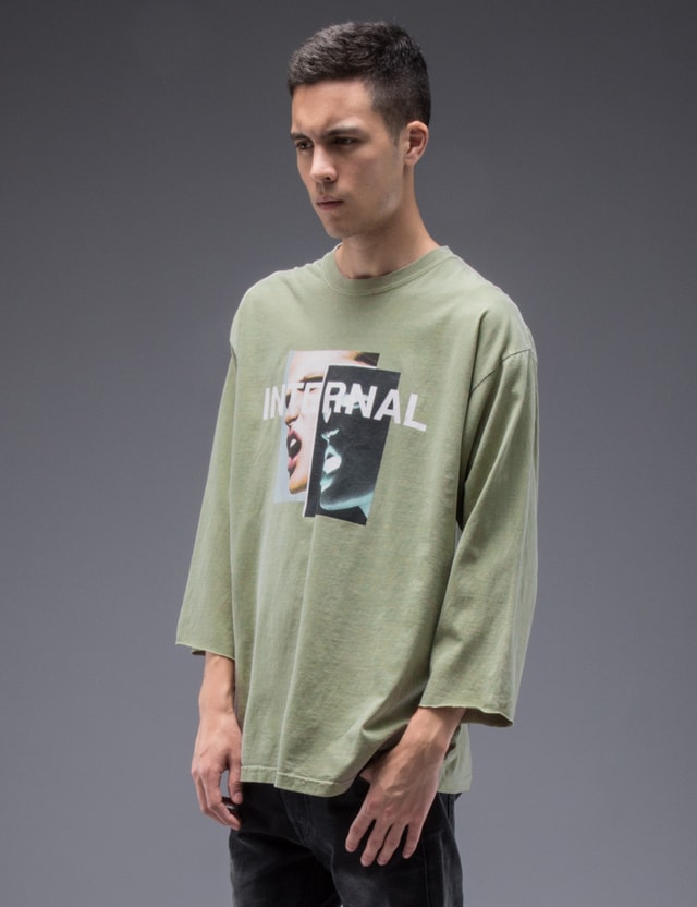 Profound Aesthetic - Internal Scream Three-Quarter Cut T-Shirt | HBX