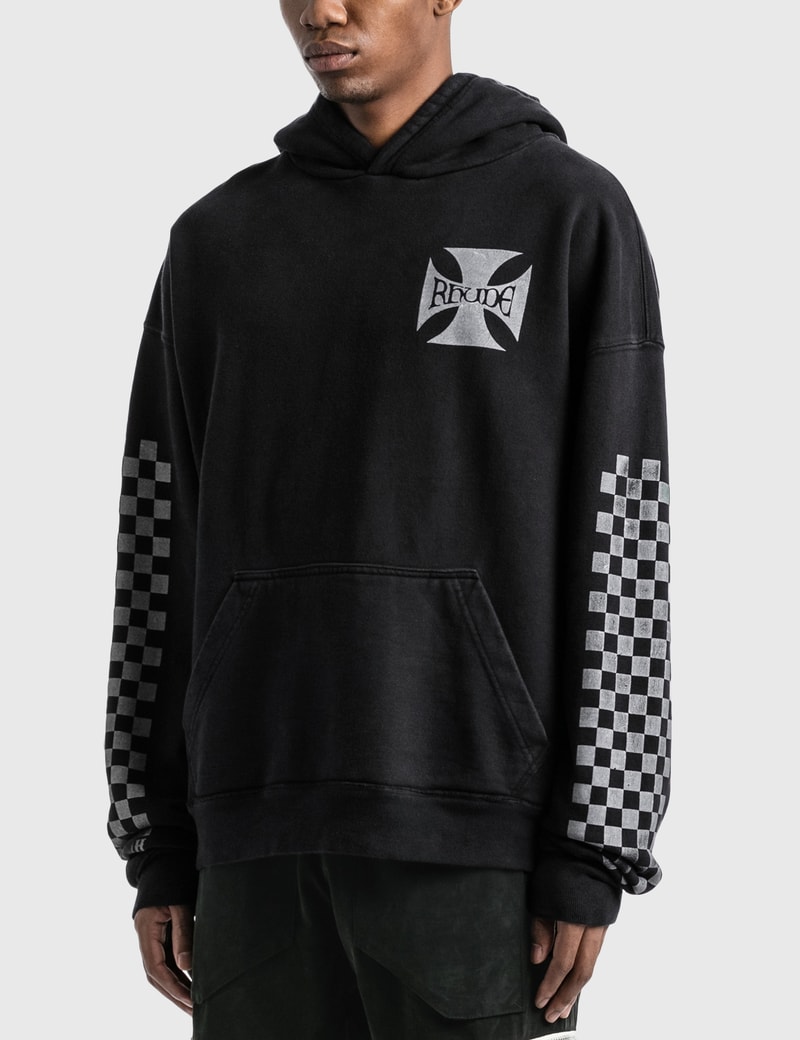 Rhude - Classic Checkers Hoodie | HBX