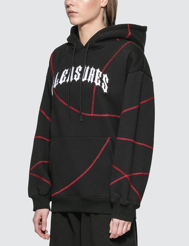 Pleasures - Destroyer Contrast Stitch Hoodie | HBX