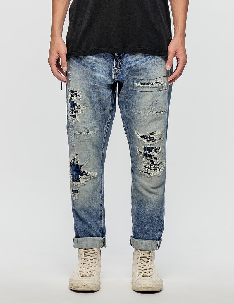 Denim By Vanquish & Fragment - Five Years Wash Tapered 9/10 Cropped ...