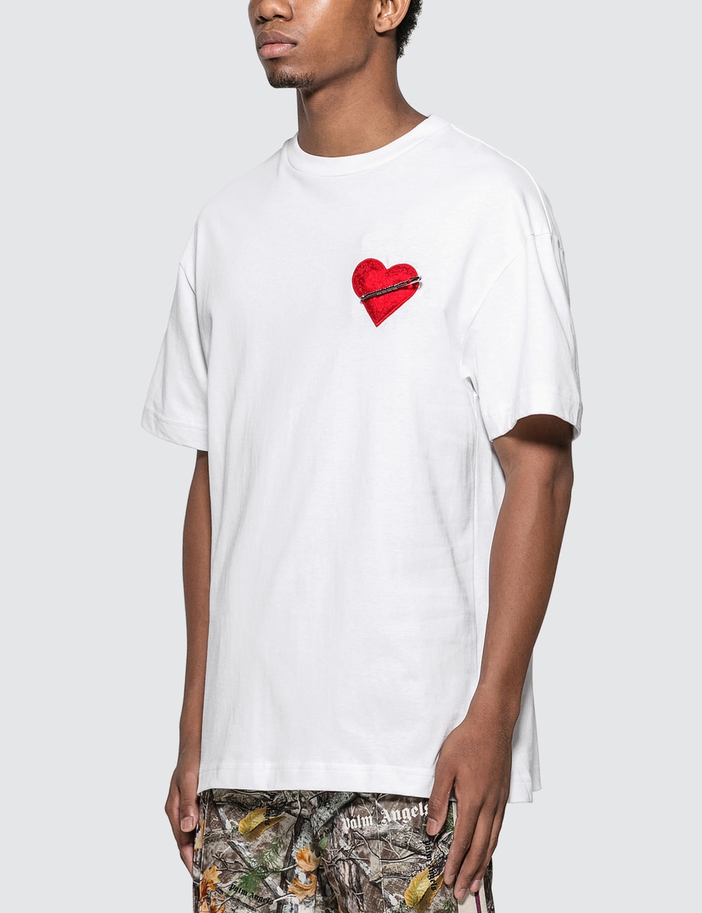 Palm Angels - Pin My Heart T-Shirt | HBX