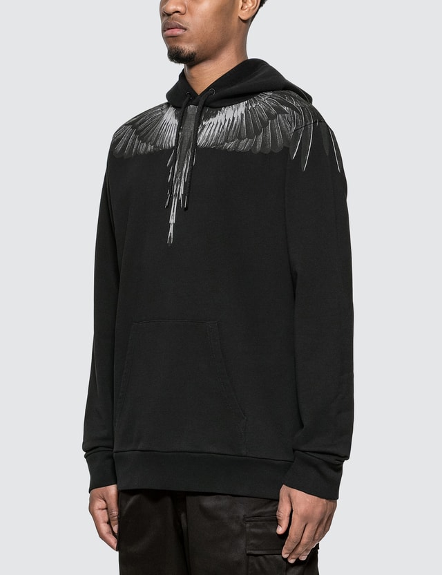 Marcelo Burlon - Black Wings Hoodie | HBX