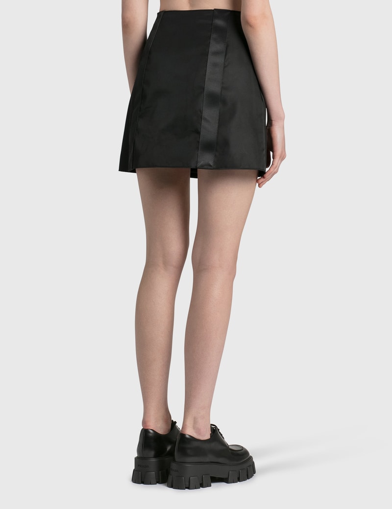 Prada - Re-Nylon Gabardine Mini Skirt | HBX
