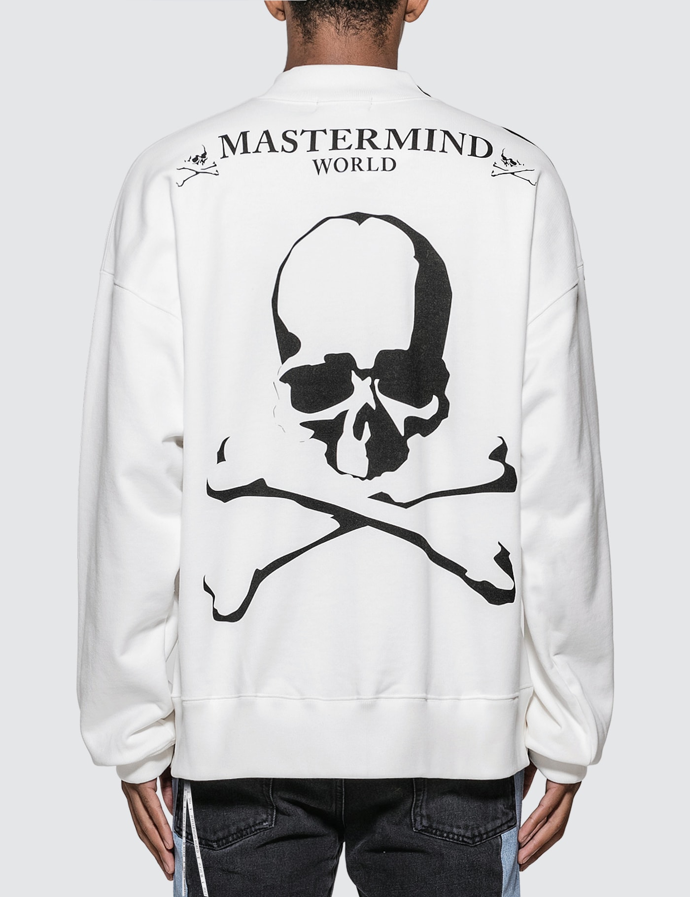 Mastermind World - Shoulder Zip Skull Sweatshirt | HBX