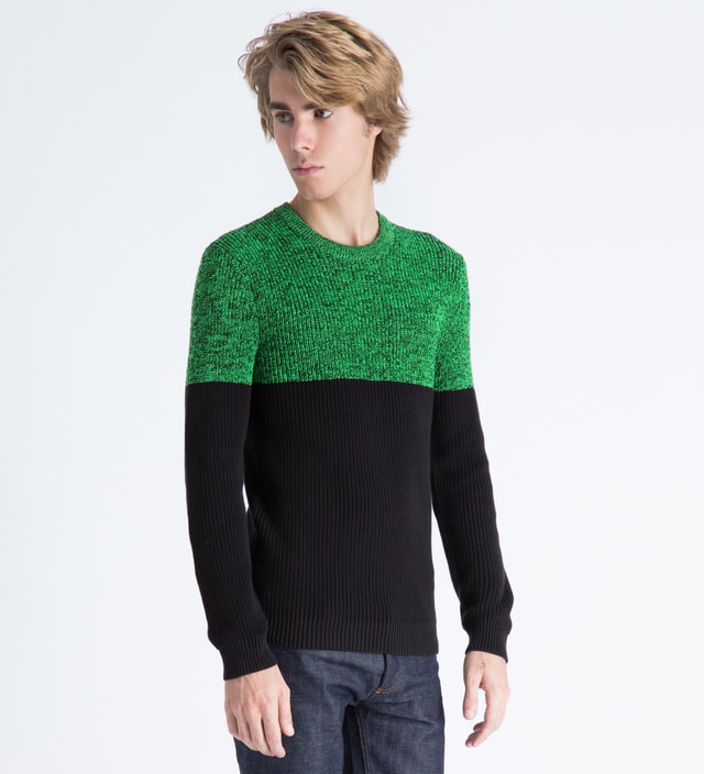 Surface to Air - Green/Black Fluo Jumper | HBX