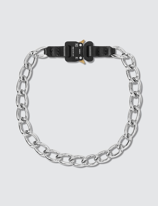 1017 ALYX 9SM - Chain Necklace with Leather Details | HBX
