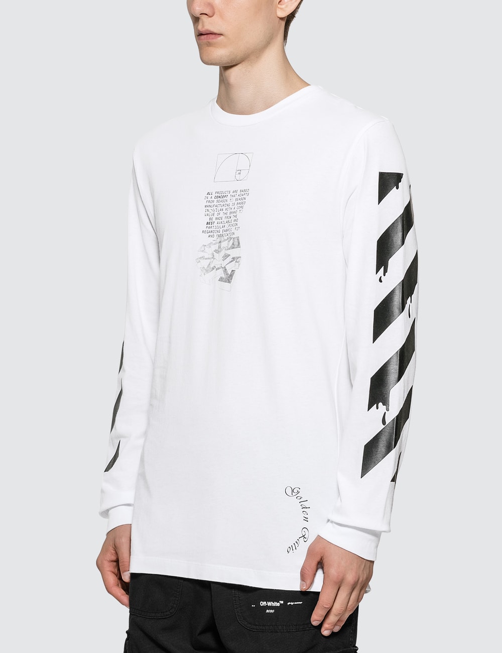 Off-White - Dripping Arrows Long Sleeve T-Shirt | HBX