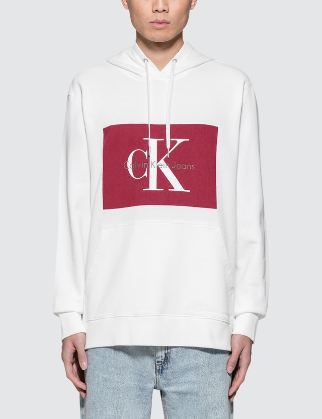 Calvin Klein Jeans - CK Box Logo Regular Fit Hoodie | HBX