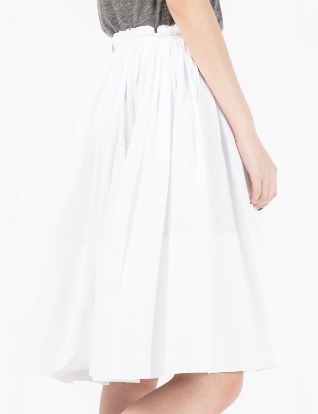 SURREAL BUT NICE - White Balloon Skirt | HBX