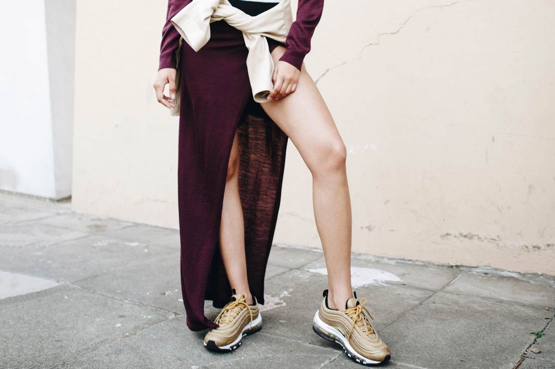 sneakers with office wear