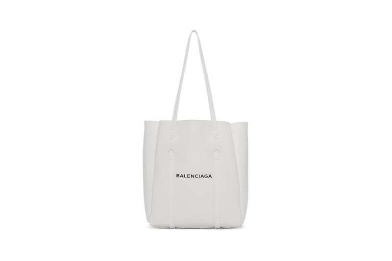 Balenciaga Releases Winter White Logo Bags | Hypebae