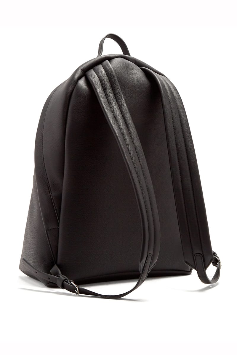 Balenciaga Everyday Logo-Print Leather Backpack | Hypebae
