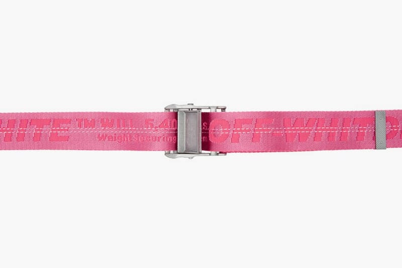 off-whiteインダストリアル ベルト 限定カラーピンク Buy Off-White's Industrial Pink in Fuchsia Pink | Hypebae