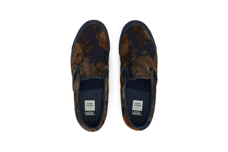 Vans x opening ceremony slip-on hotsell in royal blue