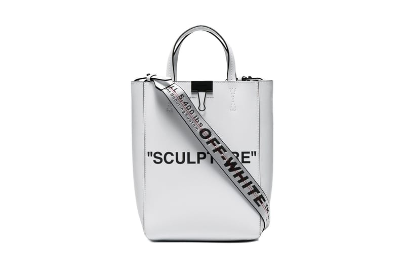 Off-White™ Sculpture Tote Bag in White Colorway | Hypebae
