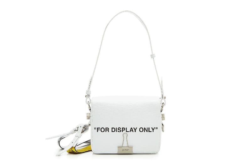 Off-White™ Virgil Was Here Binder Clip Bag | Hypebae