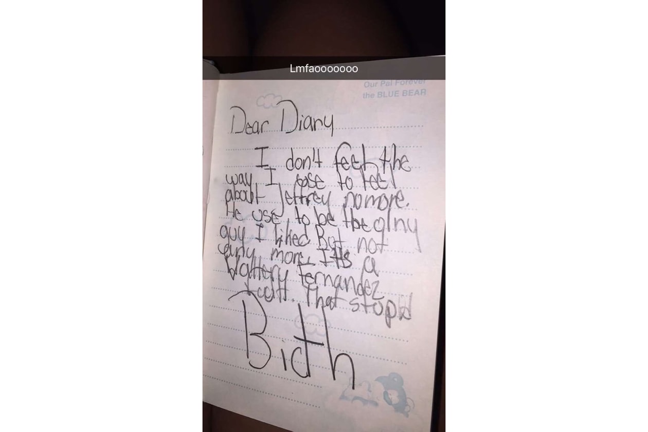 We Asked Readers to Share Old Diary Entries | Hypebae