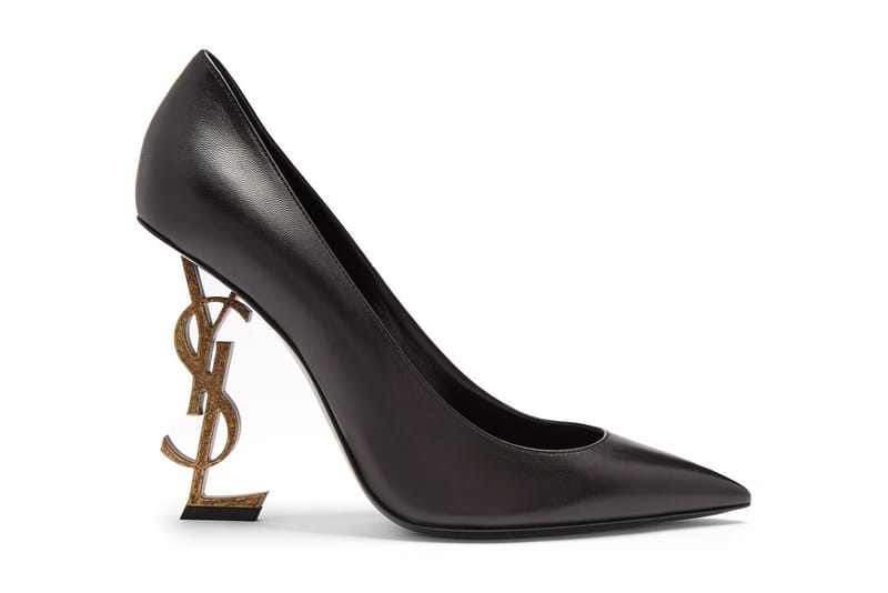 Saint Laurent Opyum Black Logo Heel Pumps | Hypebae Saint Laurent Opyum Black Logo Heel Pumps | Hypebae