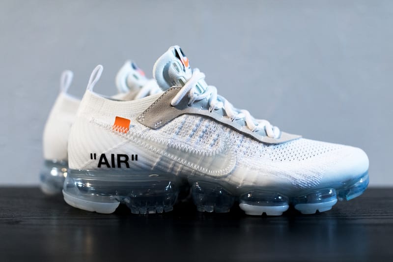 Virgil Abloh x Nike Air VaporMax Flyknit White | Hypebae
