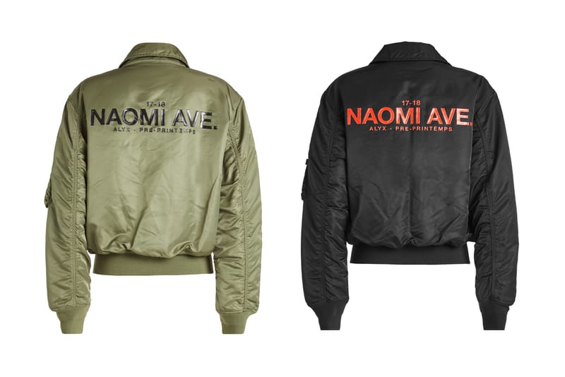 ALYX x Alpha Industries Naomi Ave Bomber Capsule | Hypebae