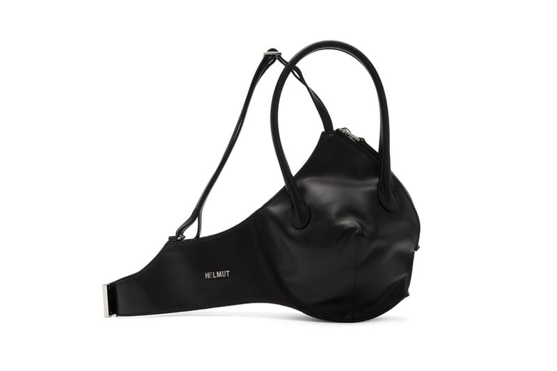 バッグ helmut lang 04aw llic leather bag Helmut Lang Shayne Oliver Black Leather Bra Bag | Hypebae
