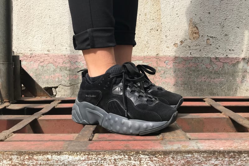 Acne hot sale black sneakers