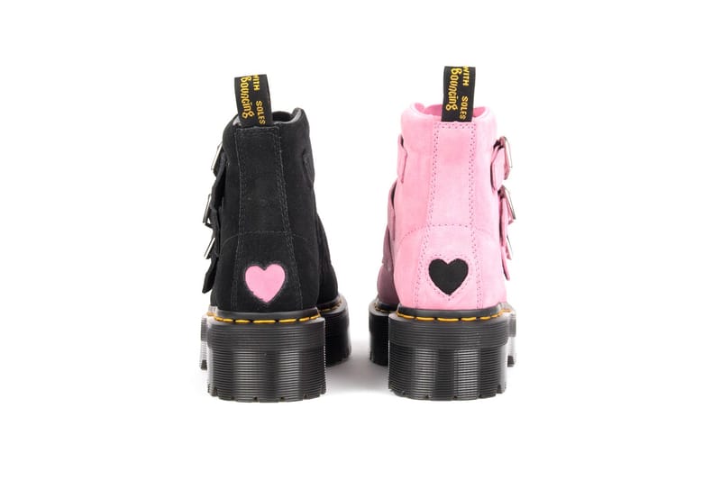 Dr.Martens x Lazy Oaf コラボ PINK SUEDE UK4 DR. MARTENS X LAZY OAF: Pink gets tough with this collab Jungle