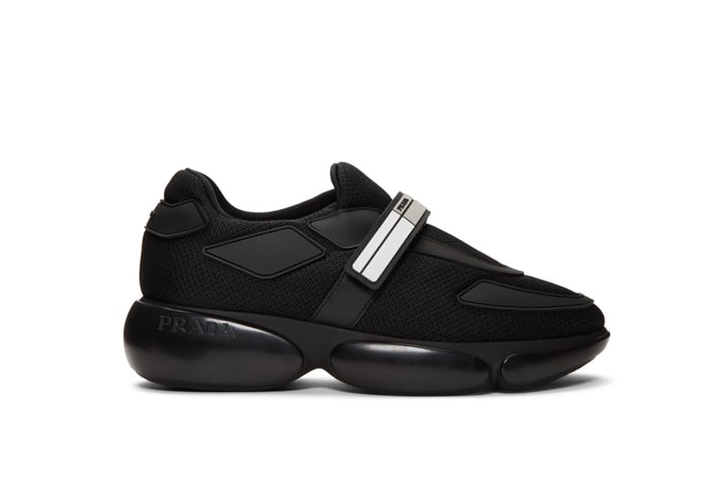 Prada Cloudbust Sneaker in Black Mesh | Hypebae
