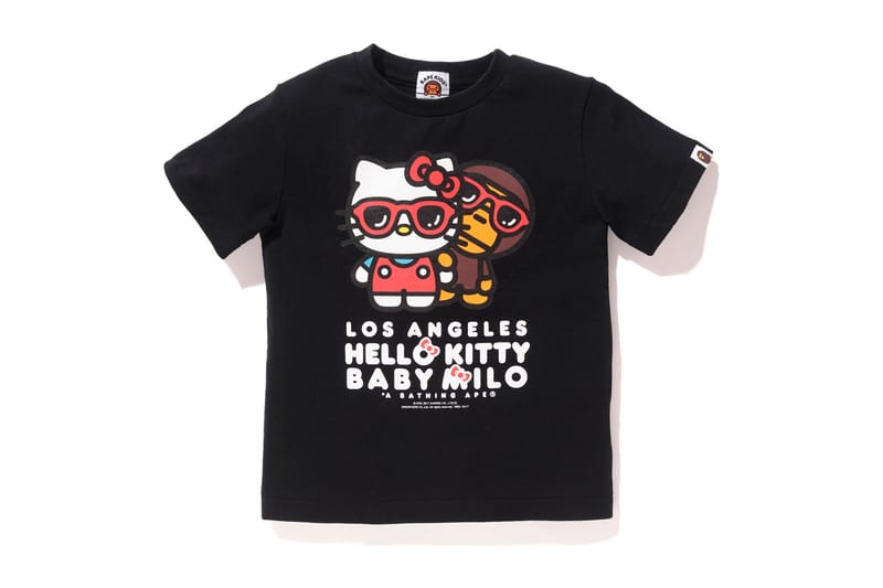 A BATHING APE × Hello Kitty Tシャツ A Bathing Ape Bape Baby Milo x Hello Kitty T-Shirt Size M | eBay