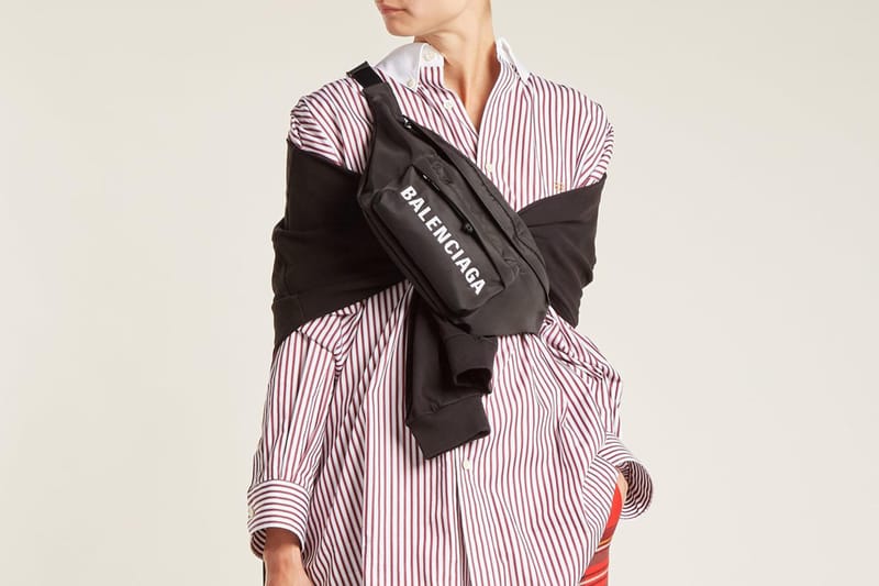Shop Balenciaga's New Logo Fanny Pack Bag | Hypebae