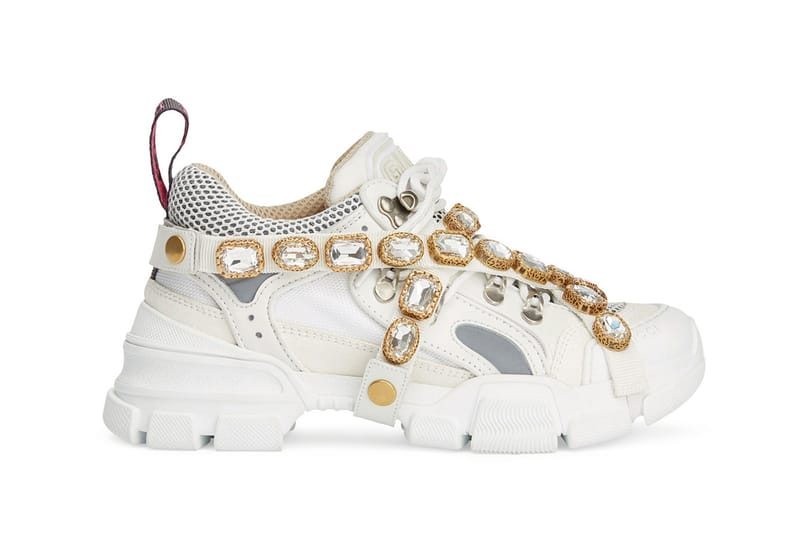 Gucci Chunky SEGA Jewel-Covered Sneakers | Hypebae