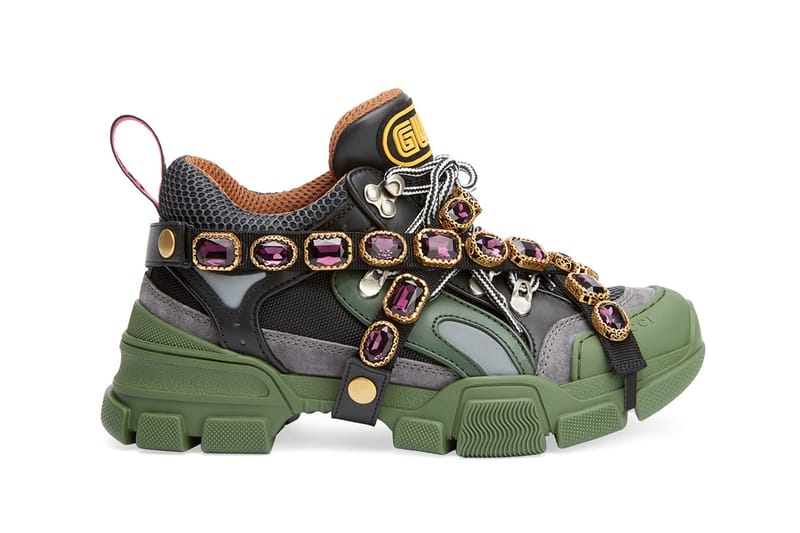 Gucci Chunky SEGA Jewel-Covered Sneakers | Hypebae