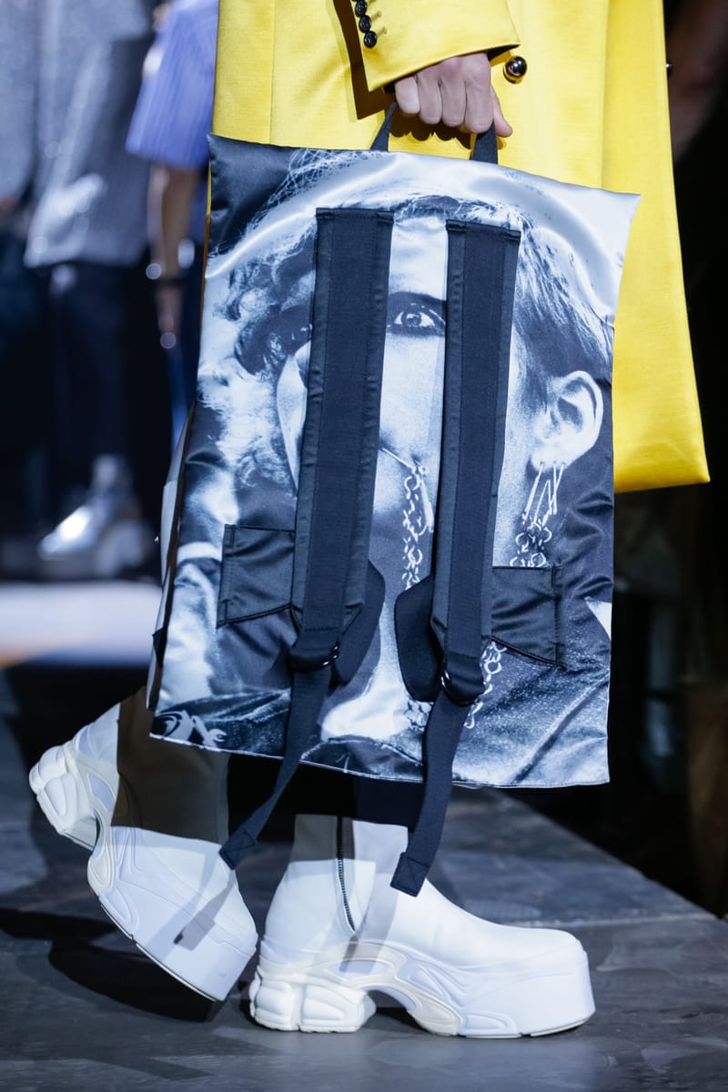 raf simons 23ss フリンジローファー Raf Simons - Fringed Glossed-Leather Loafers - Black Raf Simons