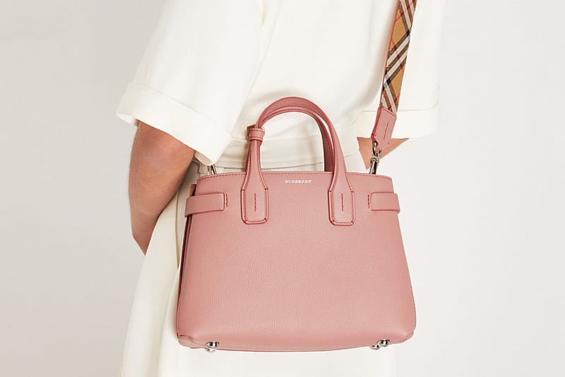 Burberry Dusty Rose Pink New Banner Tote Bag | Hypebae