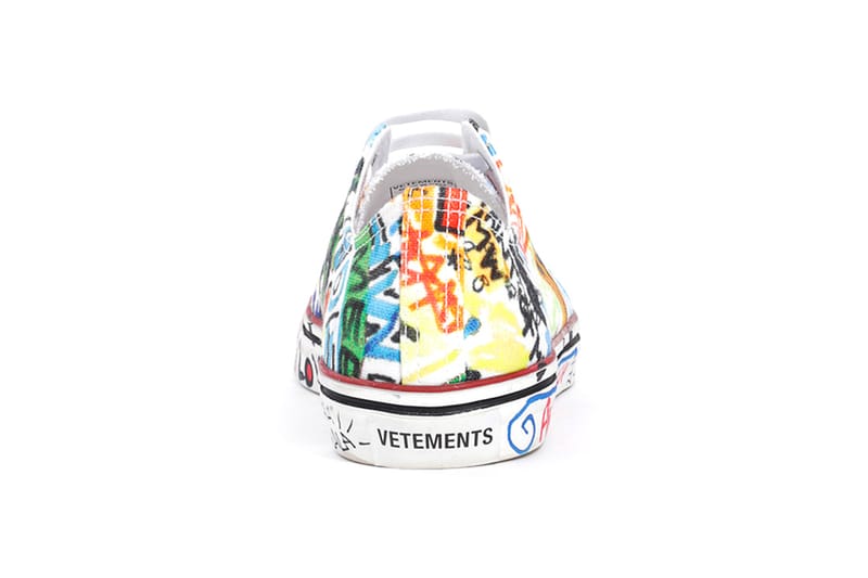 Shop Vetements' Graffiti Low Top Sneakers | Hypebae