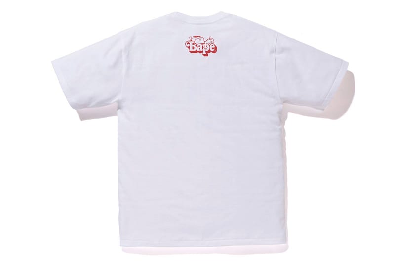 A BATHING APE Snoopy Tシャツ BAPE × peanuts snoopy surfboard T-shirt ABC camo blue ⁡ Size: M