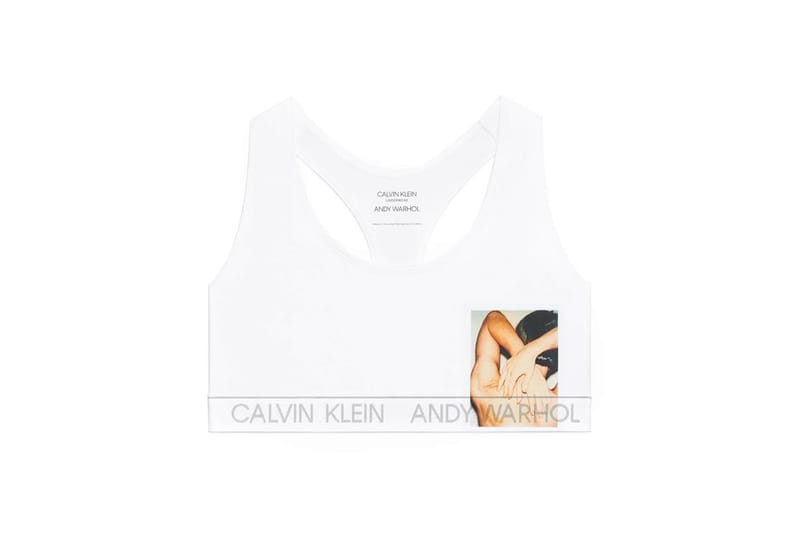 Calvin klein on sale andy warhol bra