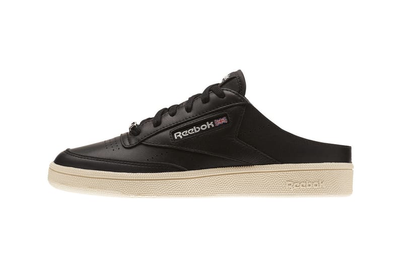 Reebok Classic Club C 85 Mule in Black and White | Hypebae